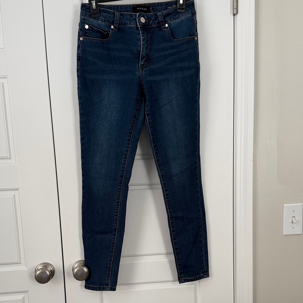 Tahari Deep Blue Skinny Jeans for Women